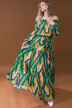 Load image into Gallery viewer, TIME ROLLS BY WOVEN MAXI DRESS