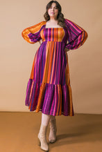 Load image into Gallery viewer, EVERYTHING YOU NEEDED WOVEN MIDI DRESS