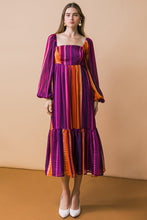 Load image into Gallery viewer, EVERYTHING YOU NEEDED WOVEN MIDI DRESS