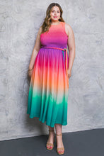 Load image into Gallery viewer, CATER TO YOU WOVEN MIDI DRESS