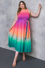 Load image into Gallery viewer, CATER TO YOU WOVEN MIDI DRESS