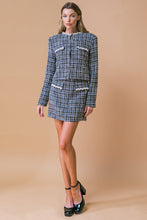 Load image into Gallery viewer, GUEST OF HONOR TWEED CROP JACKET