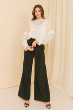 Load image into Gallery viewer, HIGH EXPECTATIONS KNIT EYELET TOP