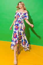 Load image into Gallery viewer, PEACEFUL AND PRETTY WOVEN MIDI DRESS