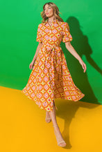 Load image into Gallery viewer, EXPRESS YOURSELF WOVEN MIDI DRESS