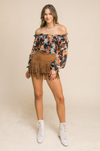 Load image into Gallery viewer, MAKE SOME PLANS SUEDE SKORT