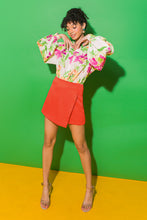 Load image into Gallery viewer, MY RED DIAMONDS WOVEN SKORT