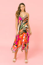 Load image into Gallery viewer, SIMPLE MELODY FLORAL HANKY DRESS