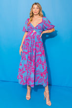 Load image into Gallery viewer, REMARKABLE ENTRANCE WOVEN MIDI DRESS