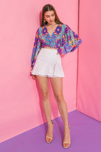 Load image into Gallery viewer, DEEP ROOTS WHITE TWILL SKORT