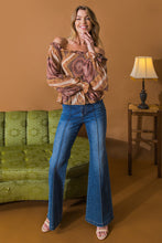 Load image into Gallery viewer, BOHO RAINBOW WOVEN TOP