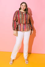 Load image into Gallery viewer, THRILLED FOR THIS WOVEN TOP