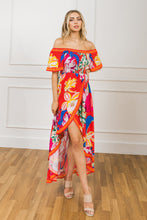 Load image into Gallery viewer, STEALING SUNSHINE FLORAL HI-LO DRESS