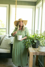 Load image into Gallery viewer, Flora Smocked Midi Dress