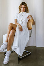 Load image into Gallery viewer, LUCKY ME WOVEN MIDI DRESS
