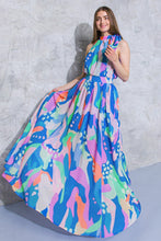 Load image into Gallery viewer, PORTRAIT OF A LADY ON WOVEN MAXI DRESS