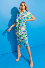 Load image into Gallery viewer, FARAH FRONT WOVEN MIDI DRESS