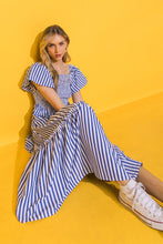 Load image into Gallery viewer, ALWAYS A VIBE WOVEN MIDI DRESS