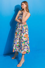 Load image into Gallery viewer, SWING ME AROUND POPLIN MIDI DRESS