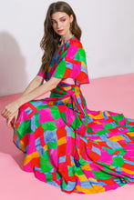 Load image into Gallery viewer, TALK ABOUT BEAUTY WOVEN HI-LO DRESS
