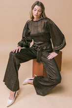 Load image into Gallery viewer, STUNNING STANCE METALLIC SWEATER TUNIN AND PANT SET