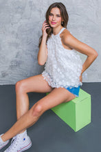 Load image into Gallery viewer, UPDATED CHIC MESH APPLIQUE TOP