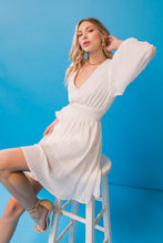 Load image into Gallery viewer, DAY IN THE CITY WOVEN MINI DRESS