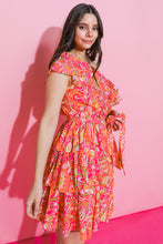 Load image into Gallery viewer, SUNFLOWER FIELDS ONE SHOULDER MINI DRESS