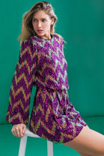 Load image into Gallery viewer, REAL ALLURE SEQUIN ROMPER