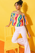 Load image into Gallery viewer, DON'T STOP THE PARTY WOVEN TOP