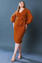 Load image into Gallery viewer, ADORABLE IDEAL SWEATER MIDI DRESS