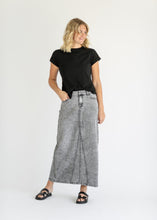 Load image into Gallery viewer, Genevieve A-line Denim Maxi Skirt