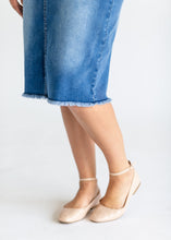 Load image into Gallery viewer, Hadley High Rise Denim Midi Skirt