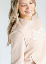 Load image into Gallery viewer, Inherit Raw Edge Crewneck Sweatshirt