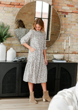 Load image into Gallery viewer, Isla 3/4 Sleeve Midi Dress