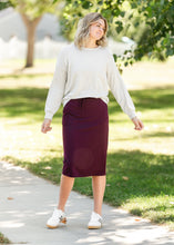 Load image into Gallery viewer, Jordan Knit Midi Skirt