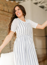 Load image into Gallery viewer, Laken Striped Midi Dress