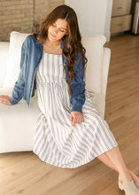 Load image into Gallery viewer, Laken Striped Midi Dress