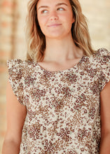 Load image into Gallery viewer, Leanne Ruffle Cap Sleeve Top