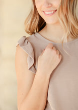 Load image into Gallery viewer, Leanne Ruffle Cap Sleeve Top