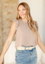 Load image into Gallery viewer, Leanne Ruffle Cap Sleeve Top
