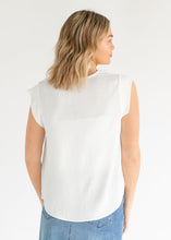 Load image into Gallery viewer, Madison V-neck Short Sleeve Flowy Top