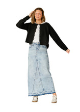 Load image into Gallery viewer, Mina Denim Maxi Skirt