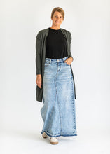 Load image into Gallery viewer, Mina Denim Maxi Skirt