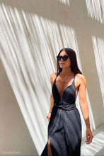 Load image into Gallery viewer, Muse Braided Straps Dress - Black