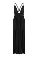 Load image into Gallery viewer, Muse Braided Straps Dress - Black