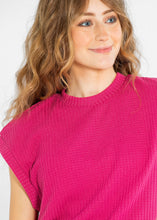 Load image into Gallery viewer, Nadine Mock Neck Cap Sleeve Top