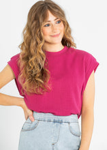 Load image into Gallery viewer, Nadine Mock Neck Cap Sleeve Top