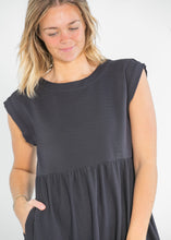 Load image into Gallery viewer, Olivia A-line Solid Midi Dress