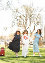 Load image into Gallery viewer, Olivia A-line Solid Midi Dress